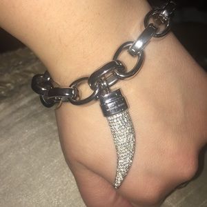 Beautiful Michael kors silver chain bracelet